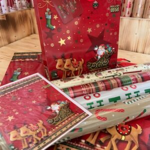 Shopper carta linea Santa